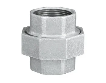 União Galvanizada Assento Plano